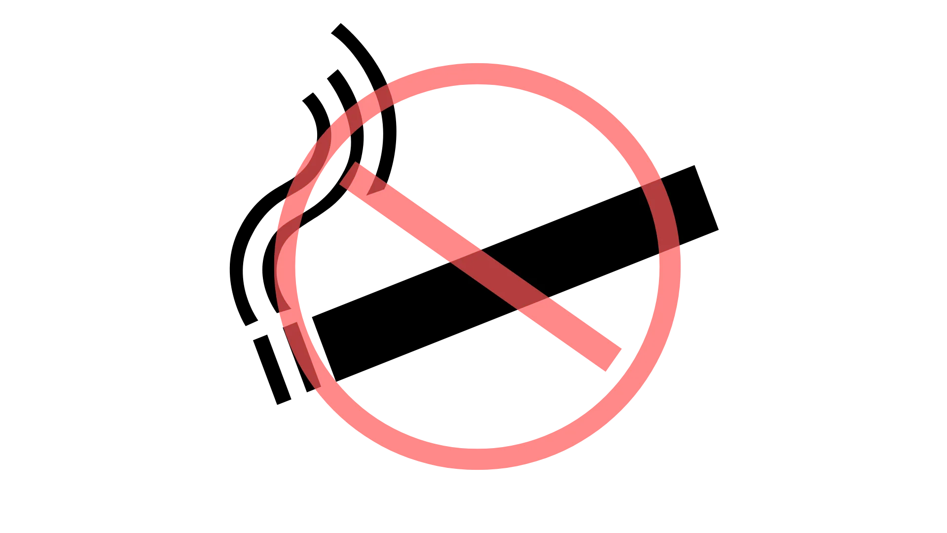 スタジオ内での喫煙の禁止